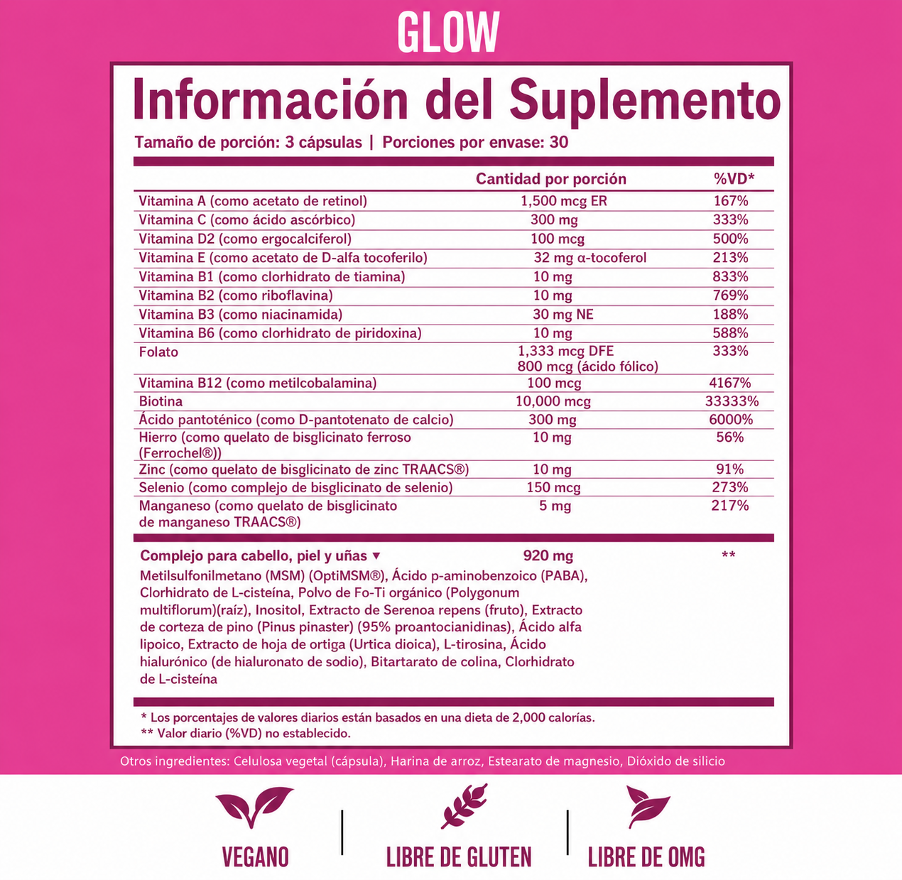Glow™ | Cabello más fuerte después de los 40
