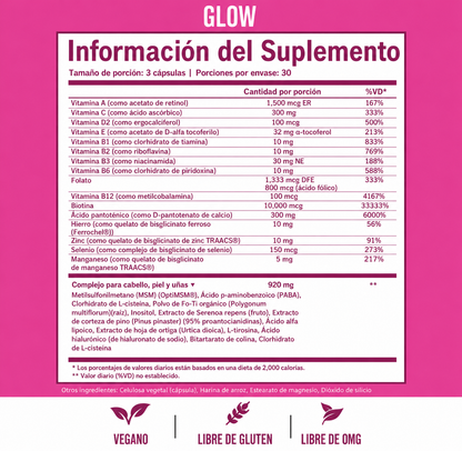 Glow™ | Cabello más fuerte después de los 40